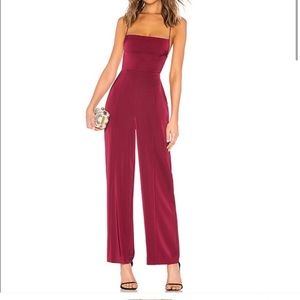 NBD Maroon Jumpsuit